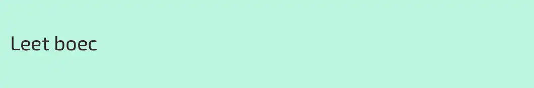 Leet boec